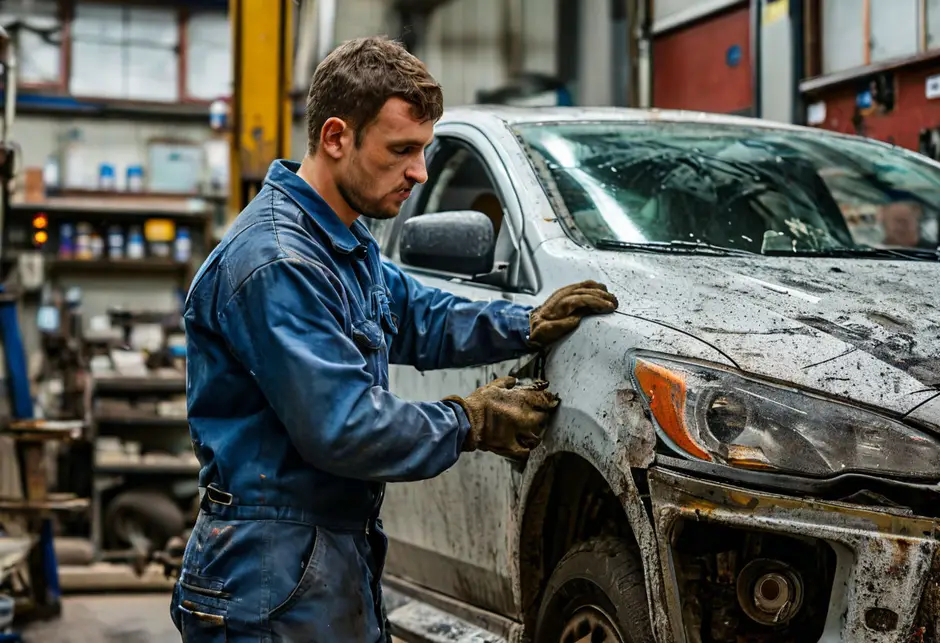 Регулировка углов установки колес Митсубиси АСХ