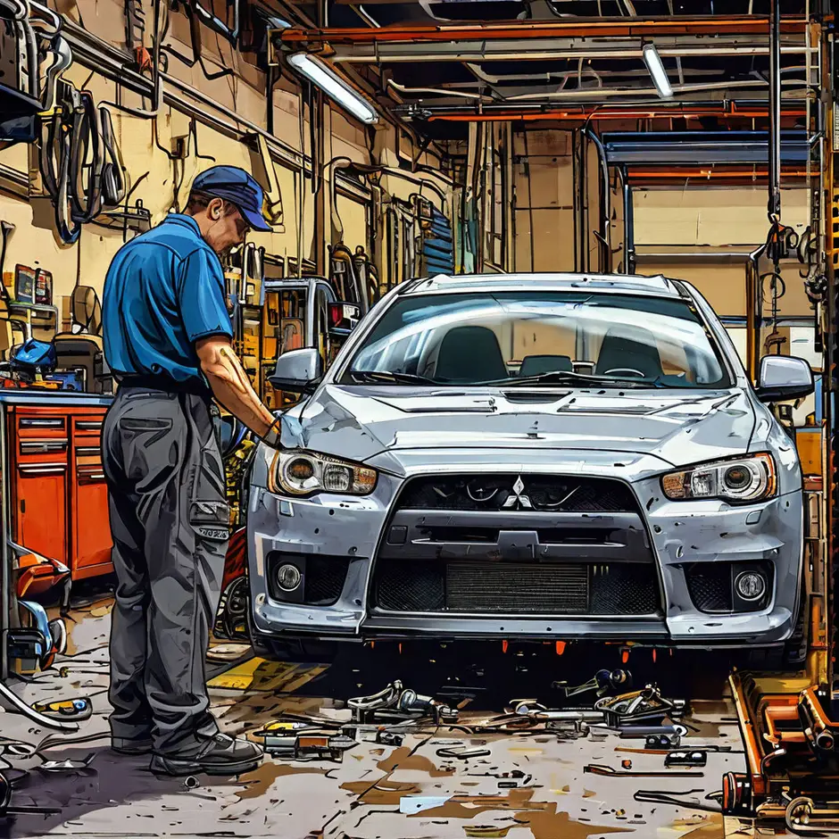 Развал-схождение Митсубиси Лансер