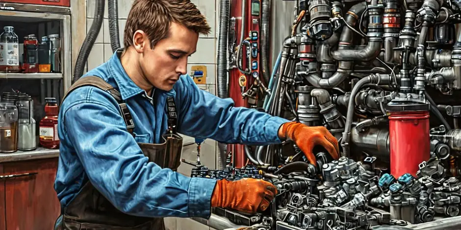 Снятие/установка форсунки Митсубиси Автопогрузчик